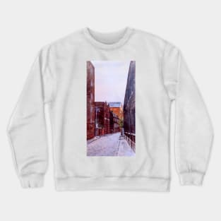 WAPPING HIGH STREET, LONDON LOOKING WEST Crewneck Sweatshirt